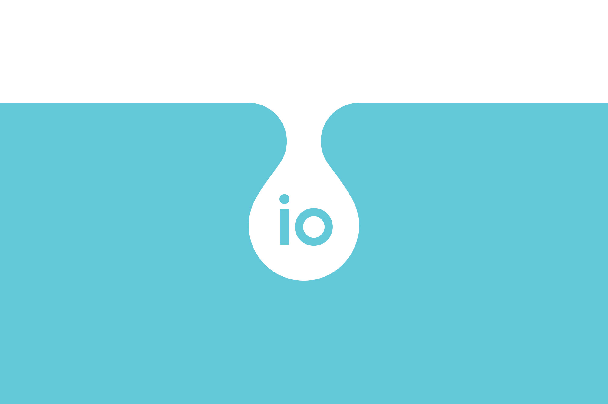 IO Water Bottle Logo Design