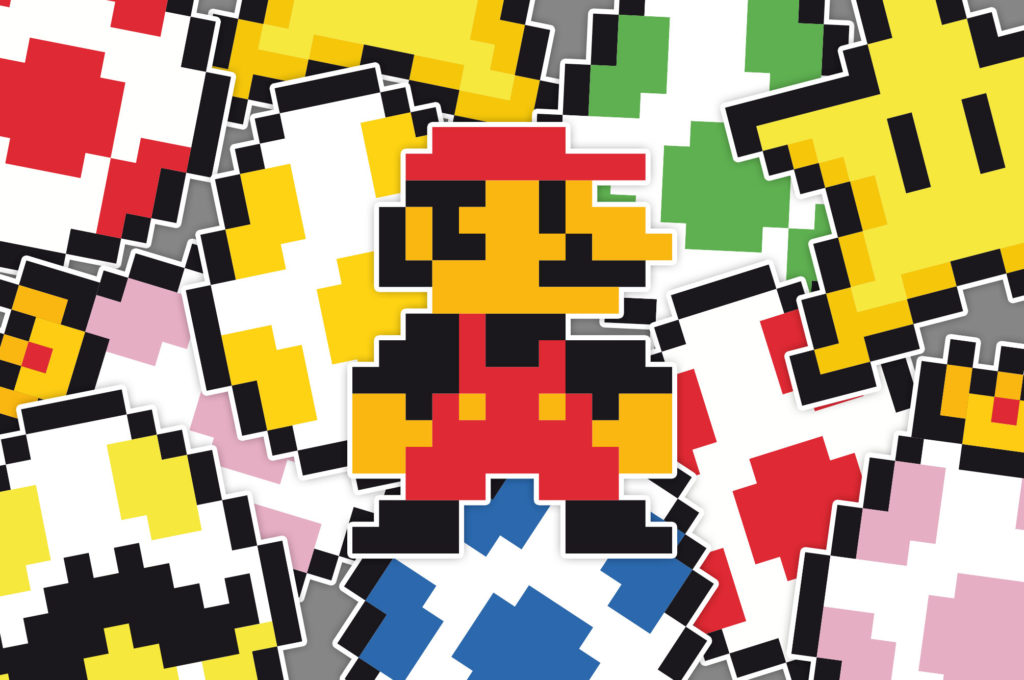 Here East Mario Easter Eggs