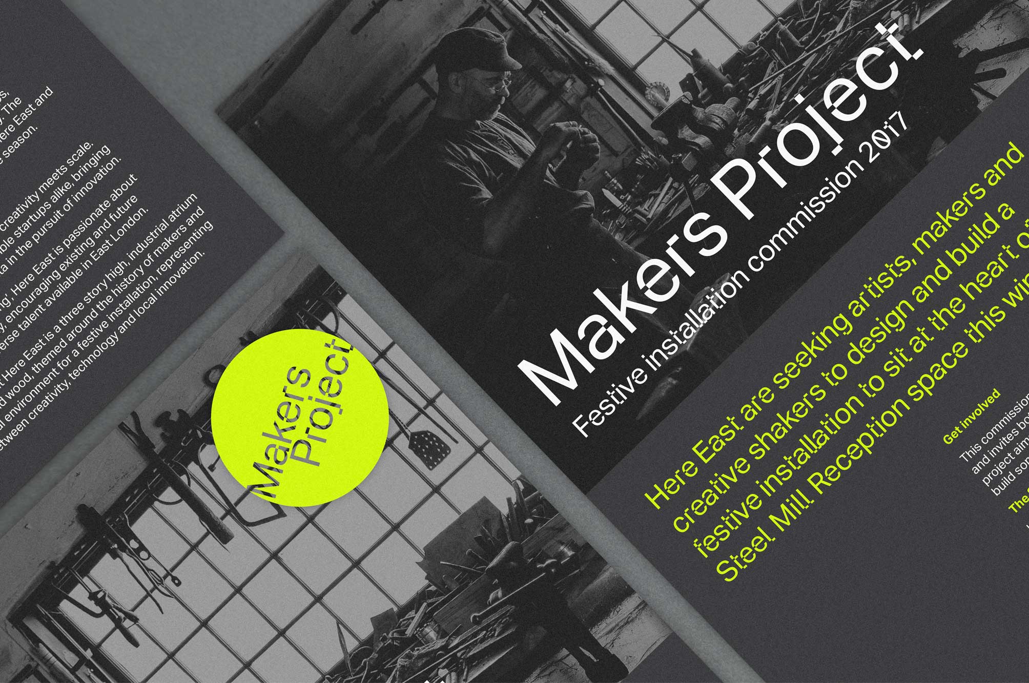 Makers Project A5 flyer artwork