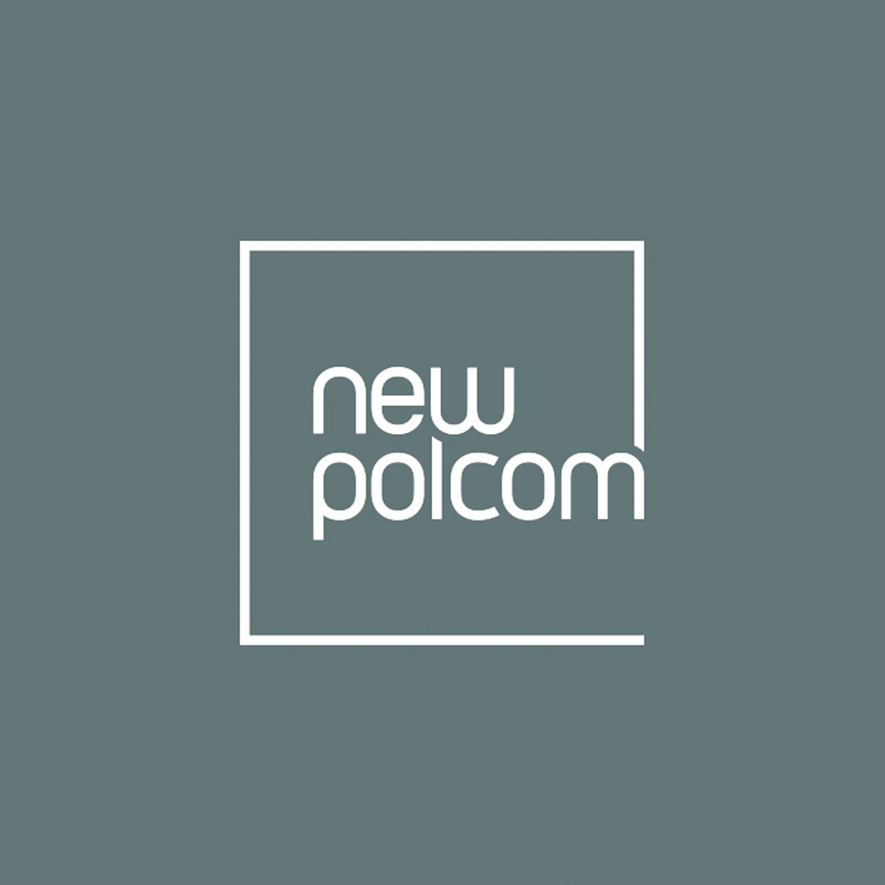 NewPolCom Logo in grey