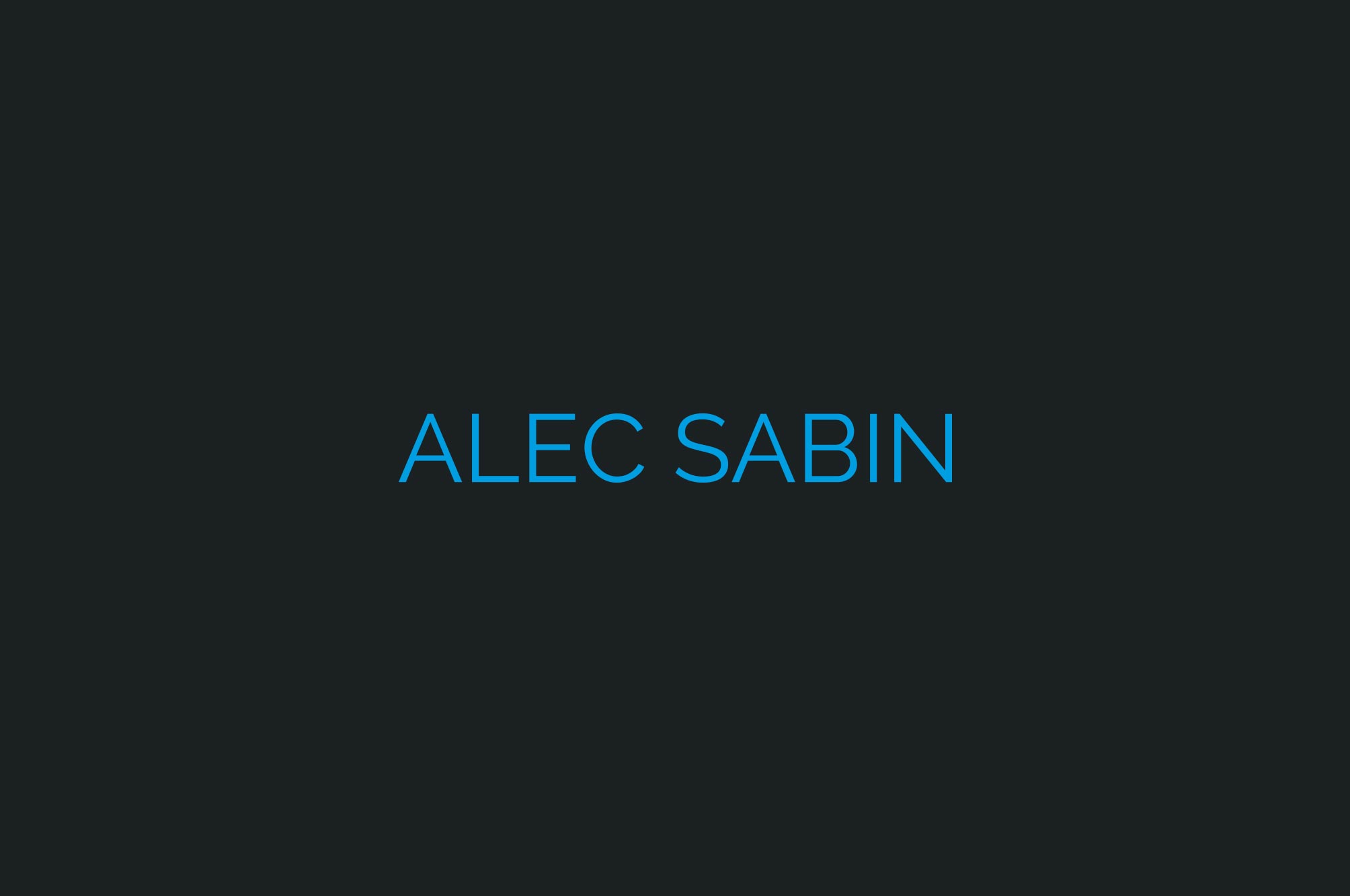 Alec Sabin Logo Blue