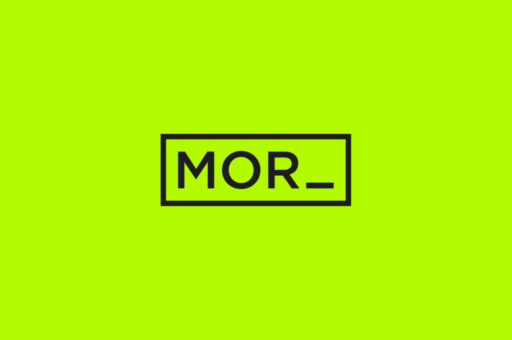 MOR_ Logo Black on Green