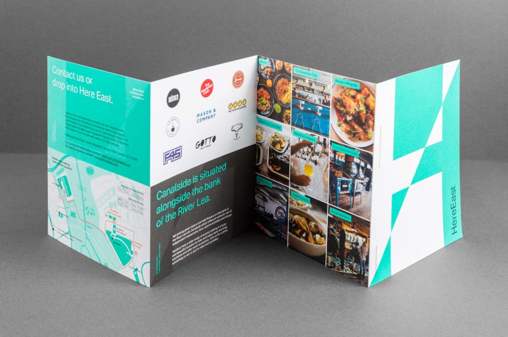 Here East Community Brochure - Fold Out